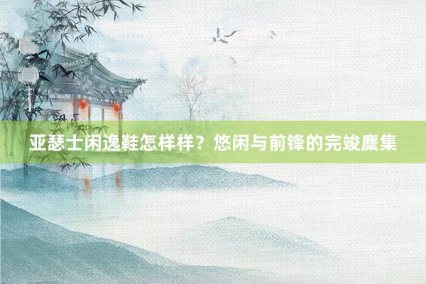 亚瑟士闲逸鞋怎样样？悠闲与前锋的完竣麇集